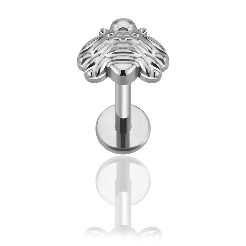Labret titane tragus abeille