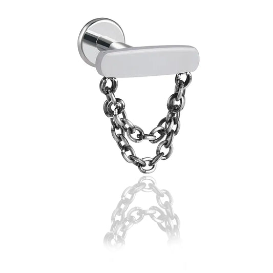 oreille piercing chainette