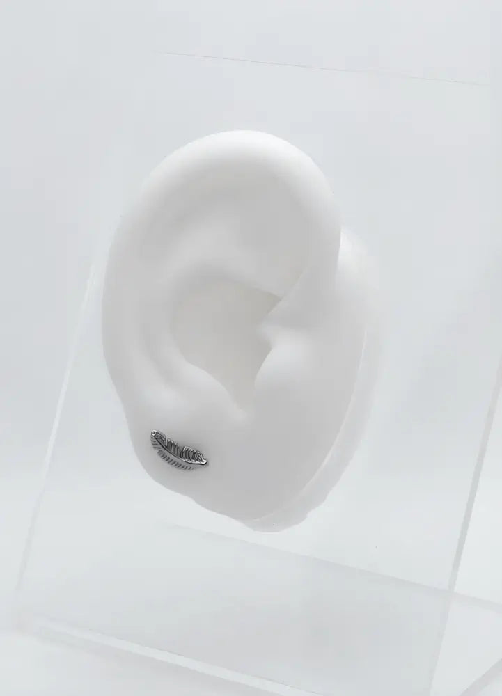 piercing lobe plume titane