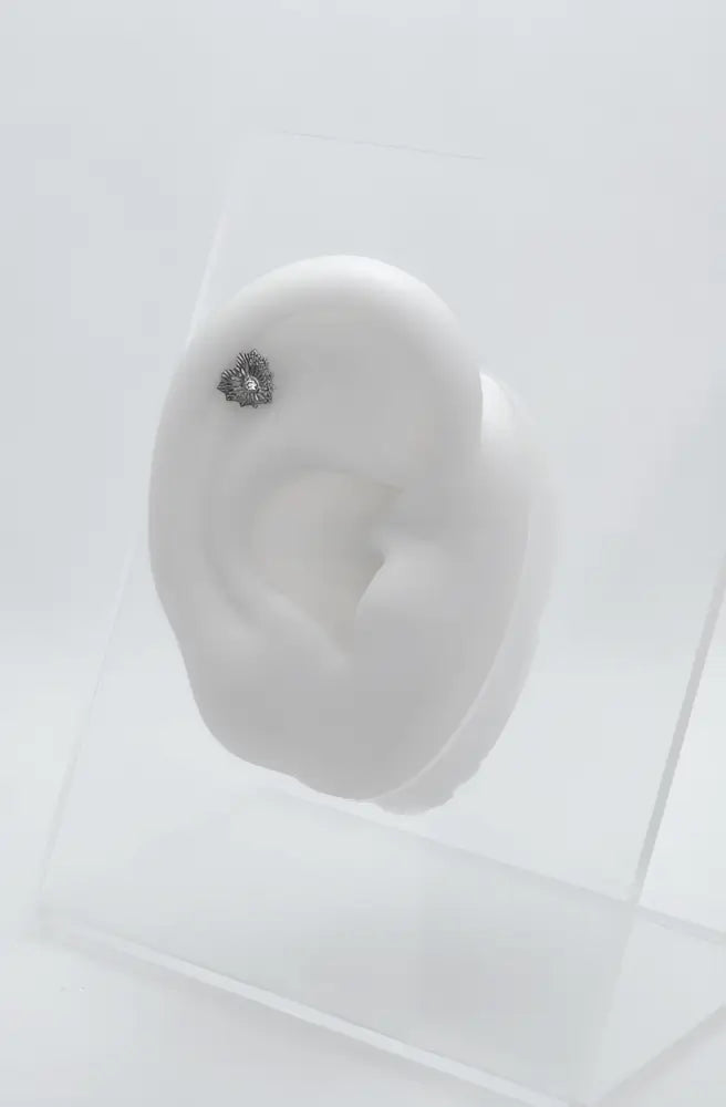 piercing hélix titane coeur