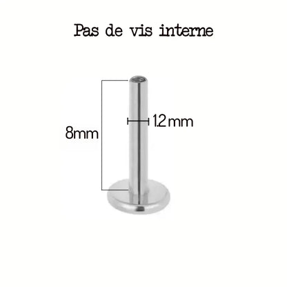 Labretstab aus Titan