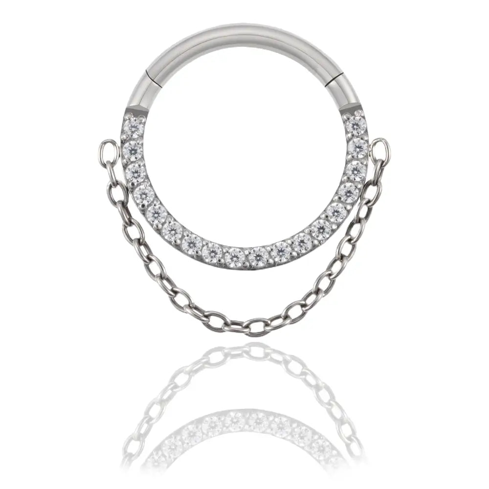 helix piercing anneau titane